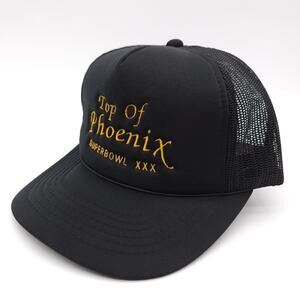 Vintage Top Of Phoenix Superbowl XXX 30‎ Snapback Mesh Rope Trucker Hat Foam Cap